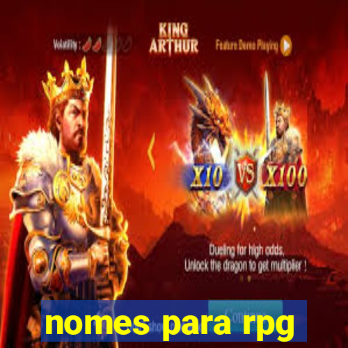 nomes para rpg